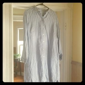 J Jill striped casual dress